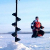 Пьяный бесправник устроил дрифт на льду озера под Ивье