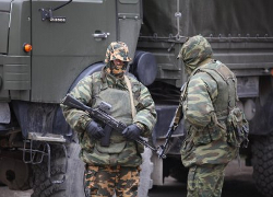 Расейскія акупанты расстрэльваюць украінскую тэхніку ў Крыме