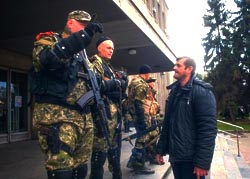 Боевики захватили здание райисполкома в Горловке