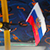 Маршрутки Витебска ездят под российскими флагами