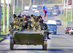 Российская бронетехника устраивает ДТП в Ростовской области