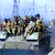Military vehicles entering Sloviansk