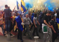 Clashes in Kharikiv: some injured (Video)