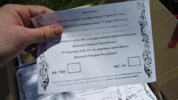Сепаратисты подсчитали голоса на «референдуме» за полтора часа