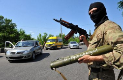 Боевики захватили центральный военкомат в Донецке