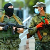Террористы обстреляли воинскую часть в Донецке