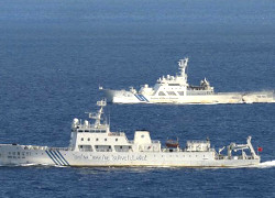 Китайские корабли нарушили границу Японии