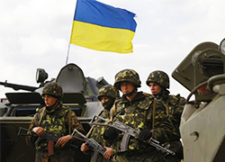Украінскія вайскоўцы знішчылі тры танкі і два «Грады» баевікоў