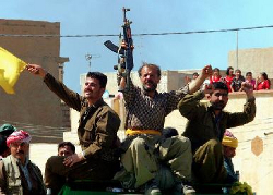 Курды адбілі ў ісламістаў горад у Іраку