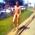 По центру Могилева гулял голый мужчина (Видео)