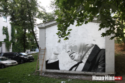 Граффитисты обещают дорисовать портрет Быкова