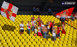 Fans of Shakhtyor Salihorsk boycott team's matches