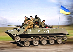 300 украінскіх вайскоўцам з боем вырваліся з трохмесячнай блакады ў Данецку