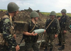 Украинская артиллерия уничтожила лагерь боевиков под Славянском