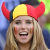 Фанатка из Бельгии стала знаменитостью после матча на ЧМ