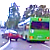 В Мозыре автобус загнал легковушку на тротуар (Видео)