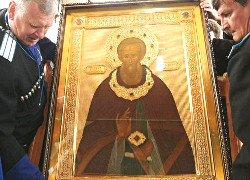 Икону с мощами Сергия Радонежского привезут в Минск
