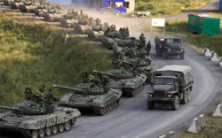 10 российских танков вошли на территорию Украины