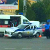 Mitsubishi сутыкнуўся з міліцэйскім аўтамабілем у цэнтры Менска