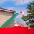 Barysau resident raises Russian flag over its house