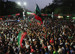 Пакістанская апазіцыя пачала марш на Ісламабад
