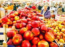 Россия ограничила импорт овощей и фруктов из Беларуси