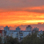 Фотофакт: Огненный закат над Минском