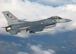 На востоке Турции разбился истребитель F16