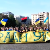 Футбольныя фанаты правялі марш за адзіную Украіну ў Харкаве