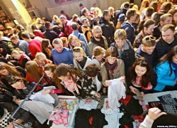 1500 беларусаў адзначылі ў Менску «Дзень вышыванкі»