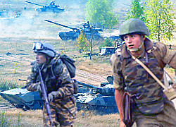 Войска Расеі перасоўваецца да межаў Украіны