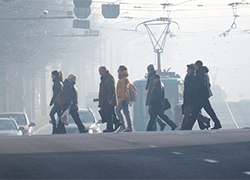В Минске из-за смога концентрация пыли превысила норматив в разы