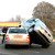 Фотофакт: В Солигорске Volkswagen «запрыгнул» на Skoda