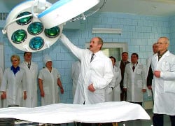 Грошы на новую клініку Лукашэнкі возьмуць з бюджэту