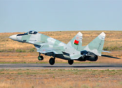 MiG-29 crashes in Brest region