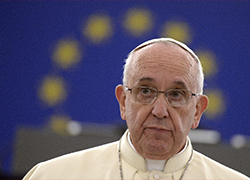 Папа Рымскі: Найпершая задача Еўропы - захаванне дэмакратыі