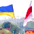 White-red-white flag on front line near Donetsk (Video)