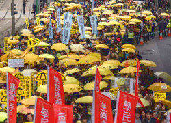 Дэманстранты ў Ганконгу патрабуюць свабодных выбараў