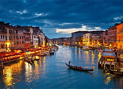 Венецыю назвалі самым рамантычным горадам
