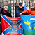 «Ночные волки» разъезжают по Беларуси с флагами «Новороссии»