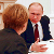 Reuters: Олланд, Меркель и Путин встретились без рукопожатий