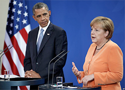 Обама примет решение о поставках оружия Украине после встречи с Меркель