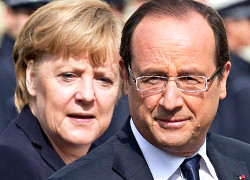 Олланд и Меркель покинули Минск без заявлений