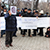 Пикет возле посольства Беларуси в Бишкеке: «Лукашенко, понял, кого приютил?»