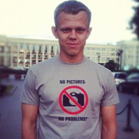 Photojournalist Uladzimir Hrydzin detained in Minsk