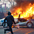 Во Франкфурте демонстранты сожгли полицейские машины