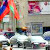 На улицах Минска в «День дурака» появились флаги России