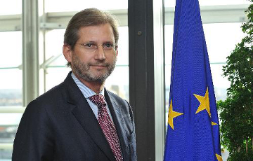 European Commissioner Johannes Hahn met with Belarusian civil society representatives