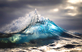 Фотограф презентовал уникальные снимки бушующего океана