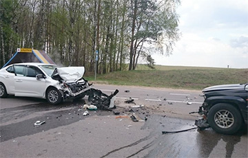 Жена Статкевича после аварии попала в больницу
